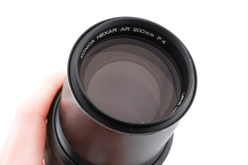 Konica 200mm f4 Hexar AR