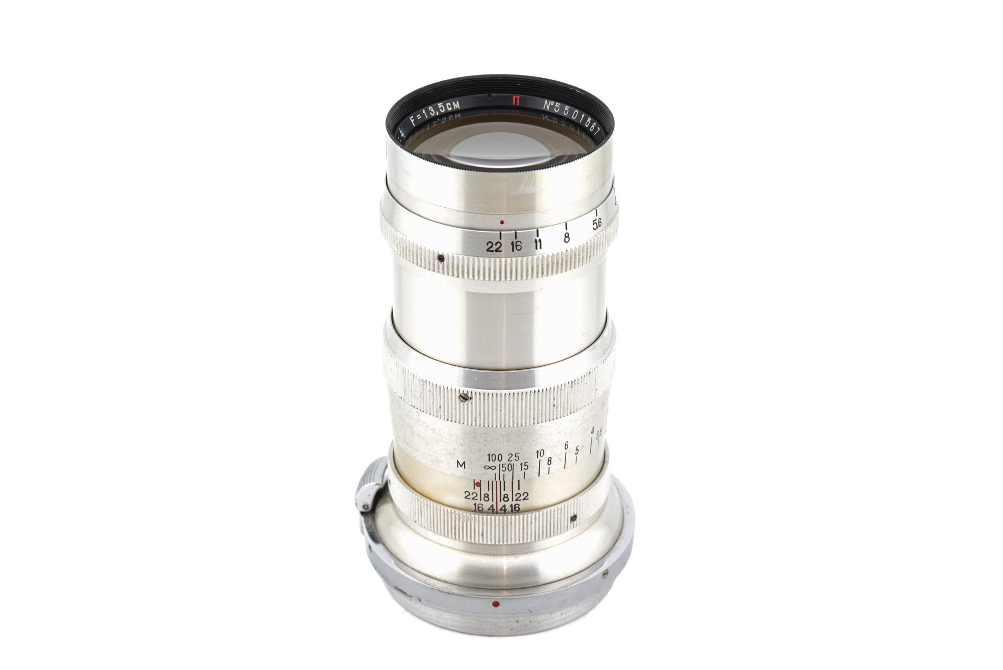 JUPITER - 11 Soviet Lens Copy Sonnar Lens Rangefinder 4 / shipping 135mm Mount Contax