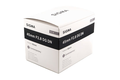 Sigma 45mm f2.8 DG DN Contemporary