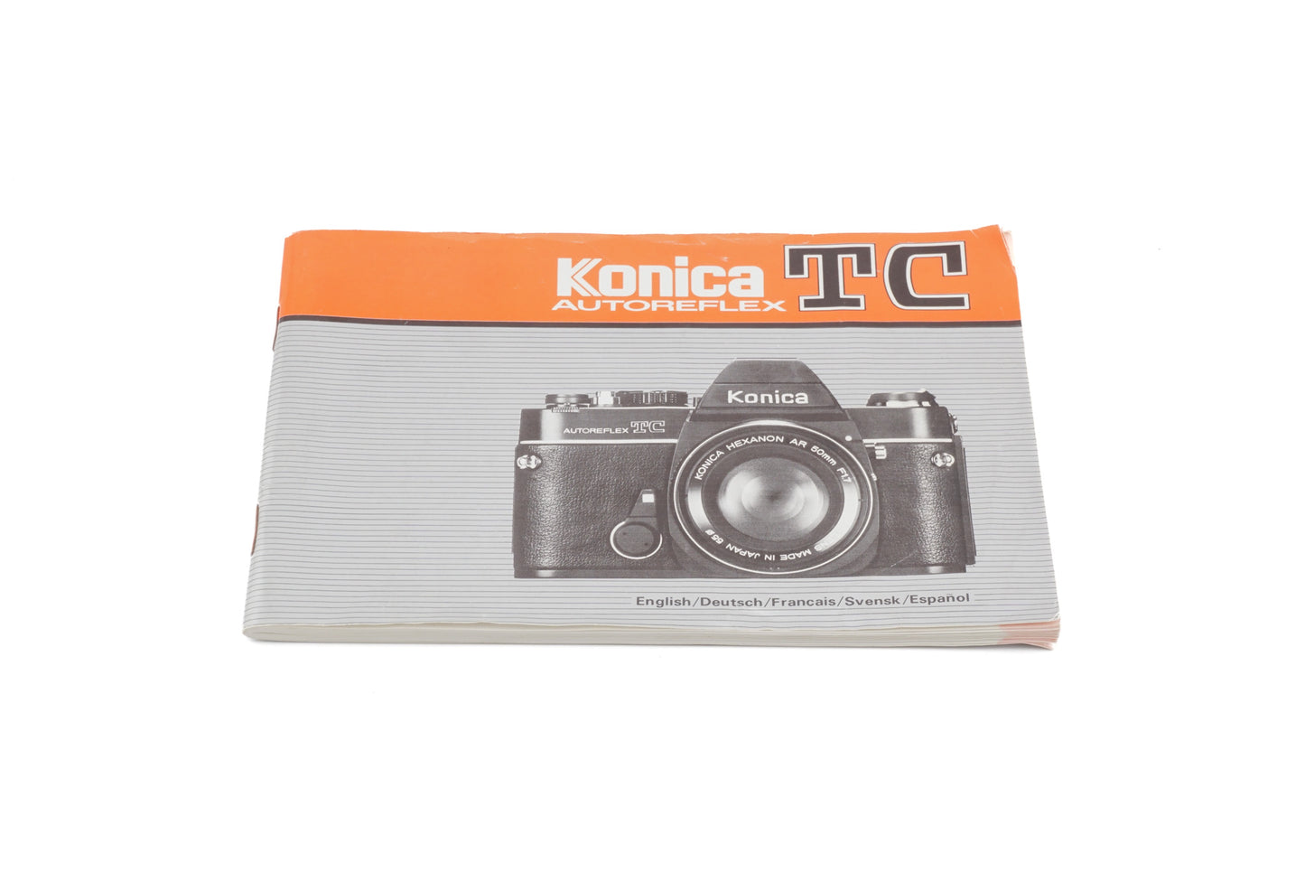 Konica Autoreflex TC Instructions