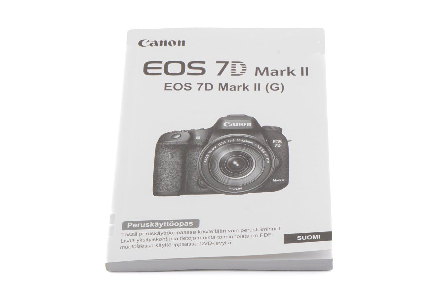 Canon 7D Mark II (G) Instructions