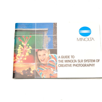 Minolta SLR System Creative Photography Guide