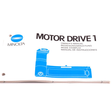 Minolta Motor Drive 1 Instruction Manual