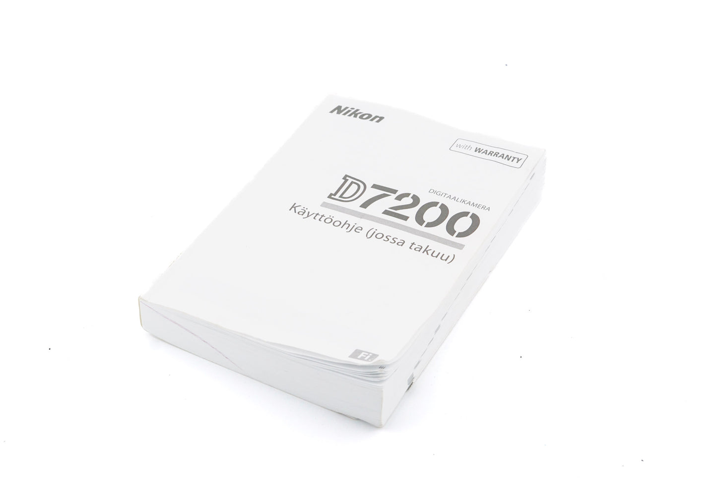 Nikon D7200 Instructions