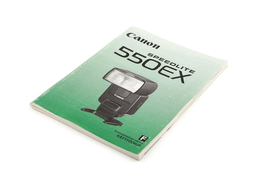 Canon Speedlite 550EX Instructions