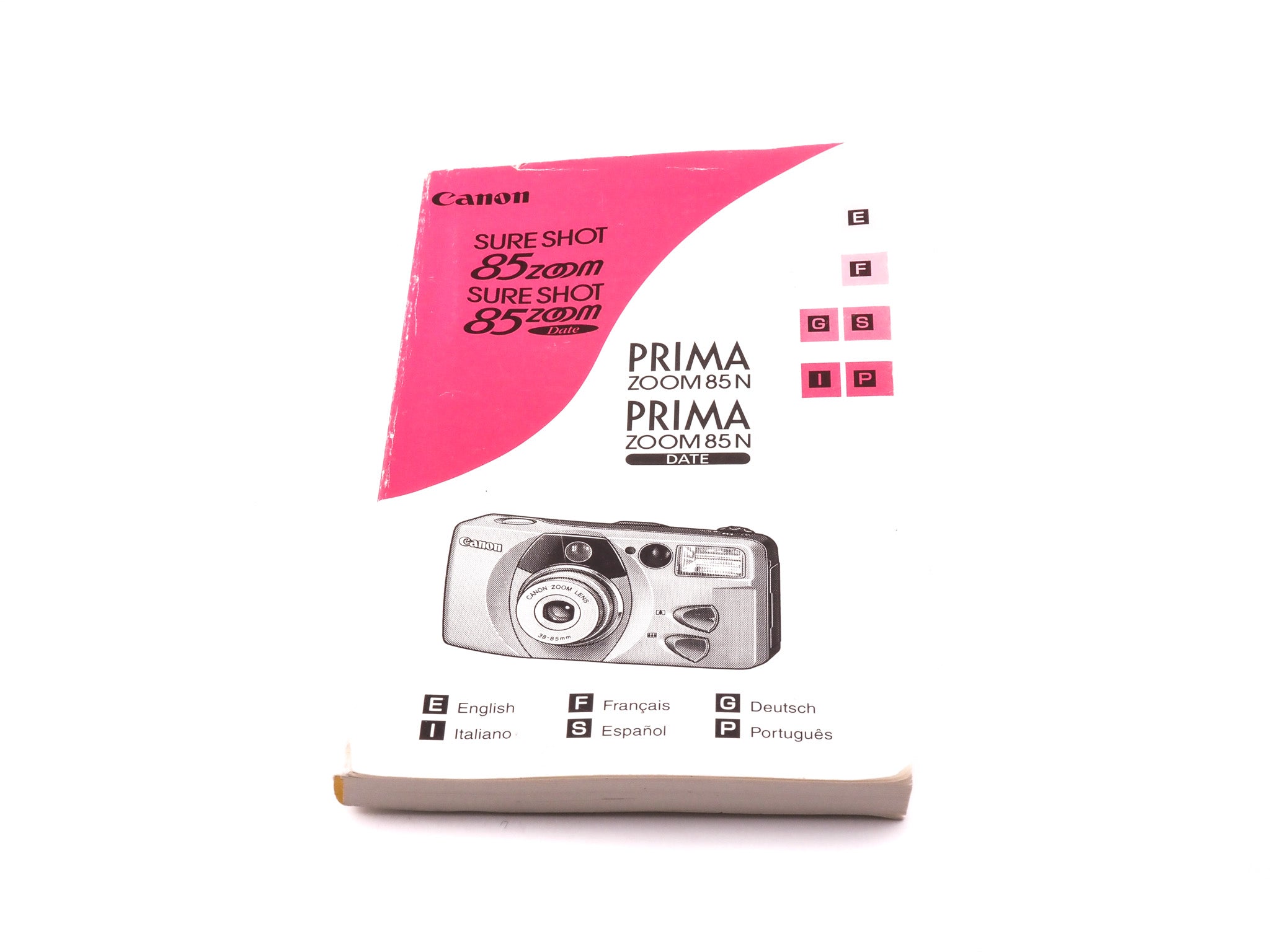 Canon Sure Shot Zoom 85 / 85 Date / 85 N /85 N Date Manual