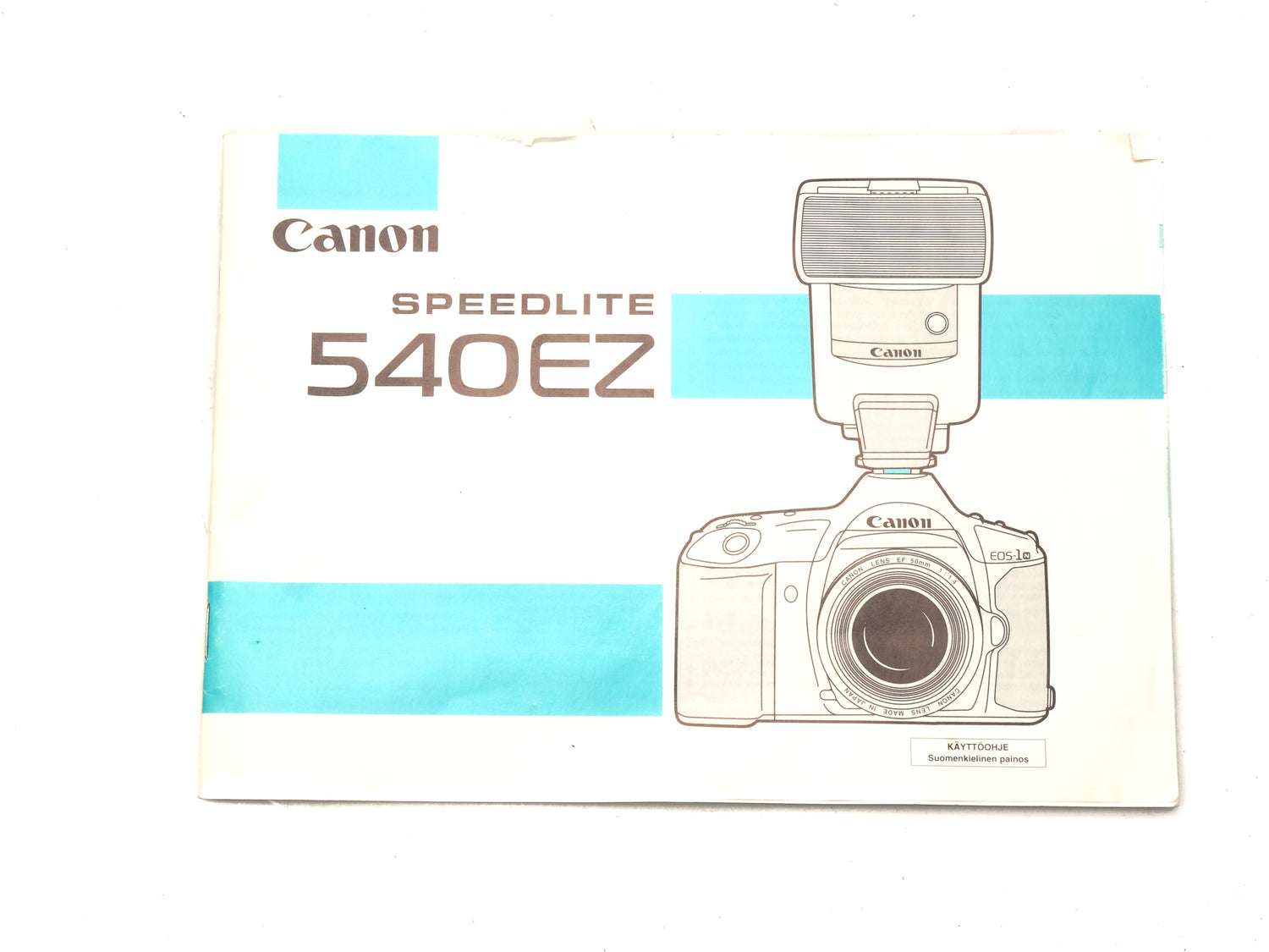 Canon 540EZ Speedlite Instructions Kamerastore