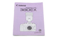 Canon Speedlite 380EX Instructions