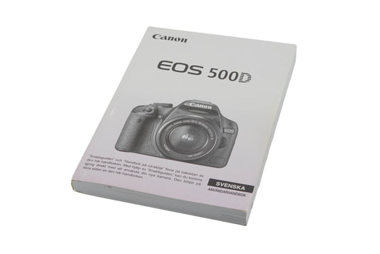 Canon EOS 500D Instructions