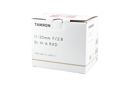 Tamron 11-20mm f2.8 Di III-A RXD