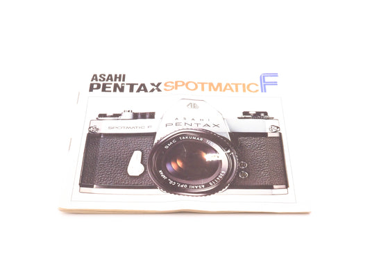 Pentax Spotmatic F Instructions