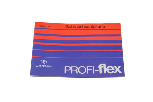 Gossen Profi-Flex Instructions