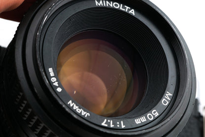 Minolta X-300 + 50mm f1.7 MD
