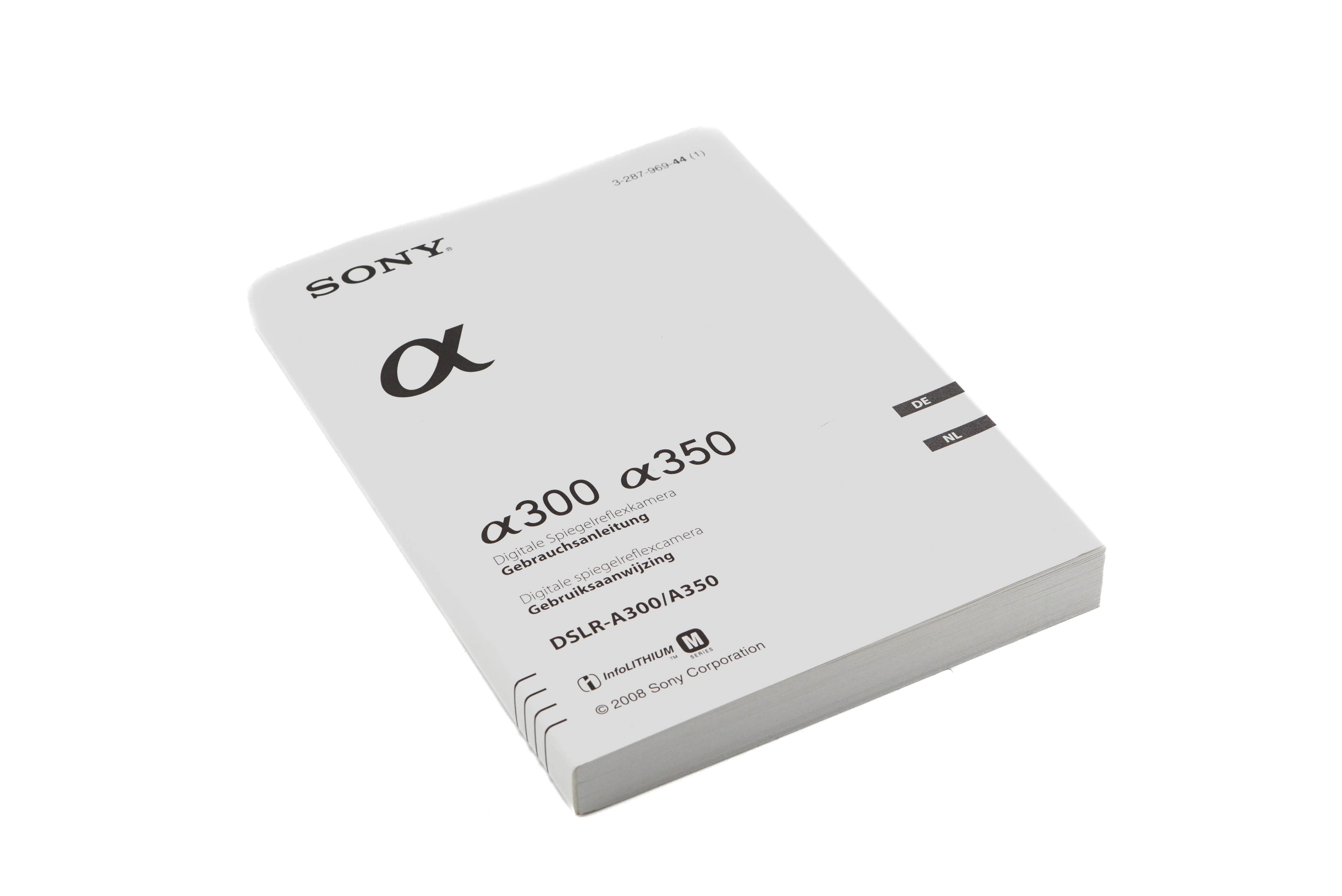 Sony A300 / A350 Instructions