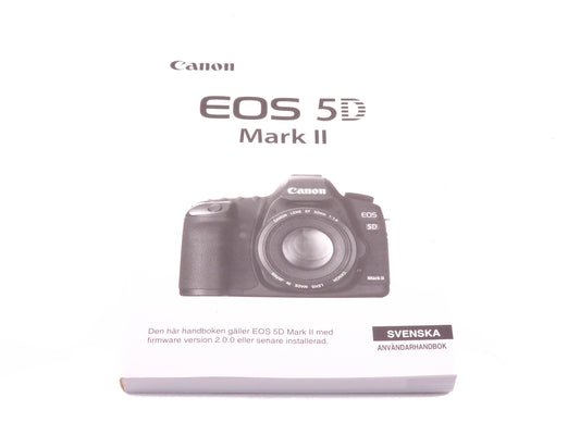 Canon 5D Mark II Instructions