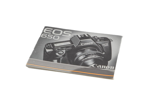 Canon EOS 650 Instruction Manual