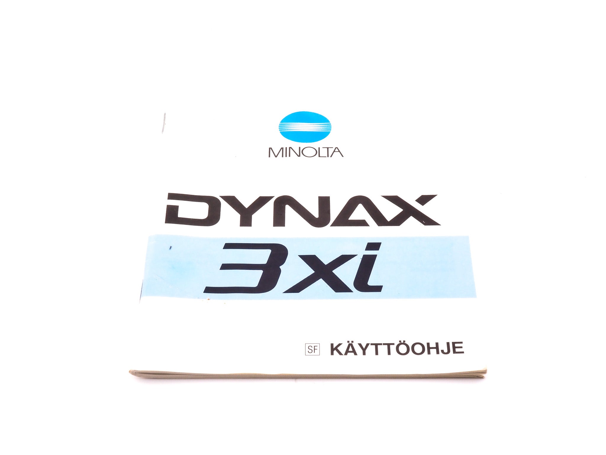 Minolta Dynax 3xi Instructions