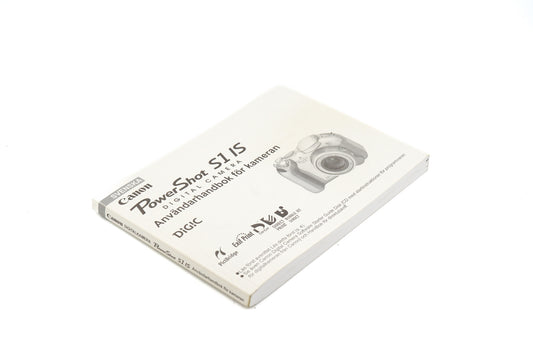 Canon Powershot S1 IS Instructions