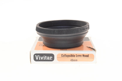 Vivitar 49mm Rubber Lens Hood