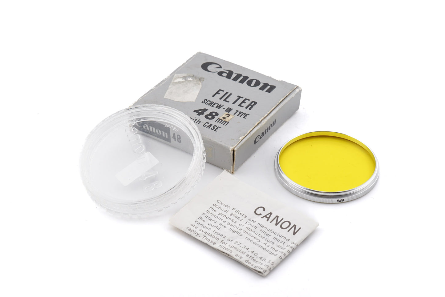 Canon 48mm Yellow Filter Y3 2x