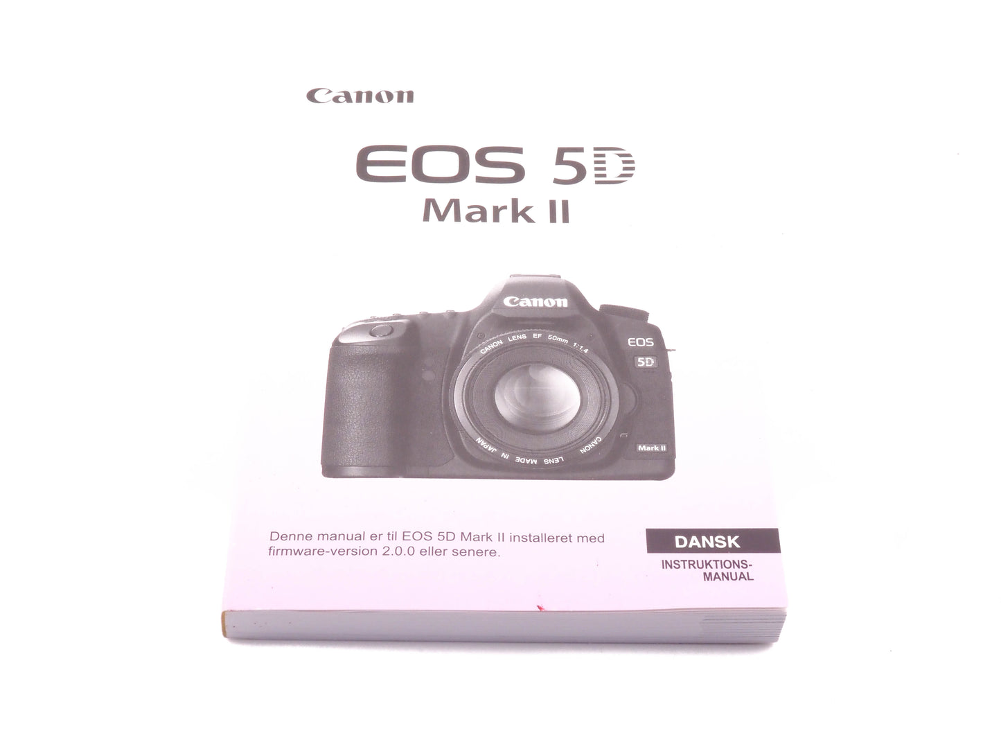 Canon 5D Mark II Instructions