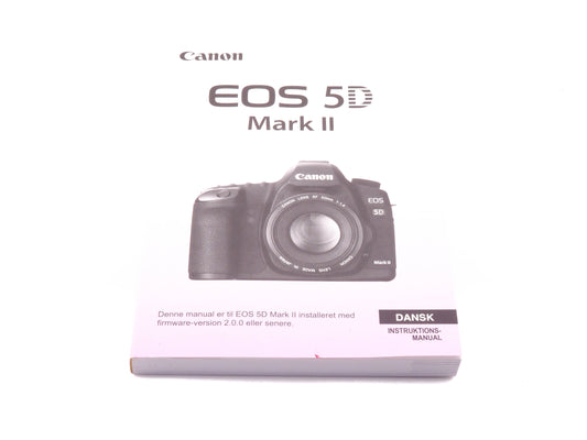 Canon 5D Mark II Instructions