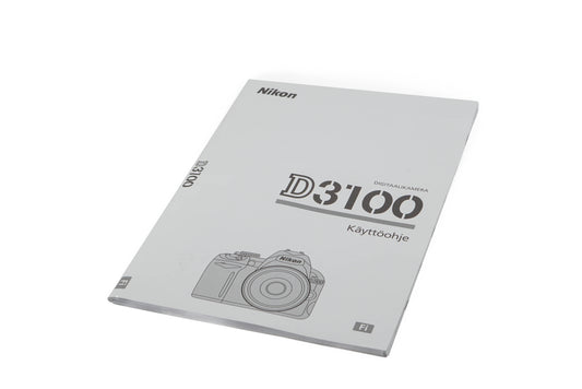 Nikon D3100 Instructions