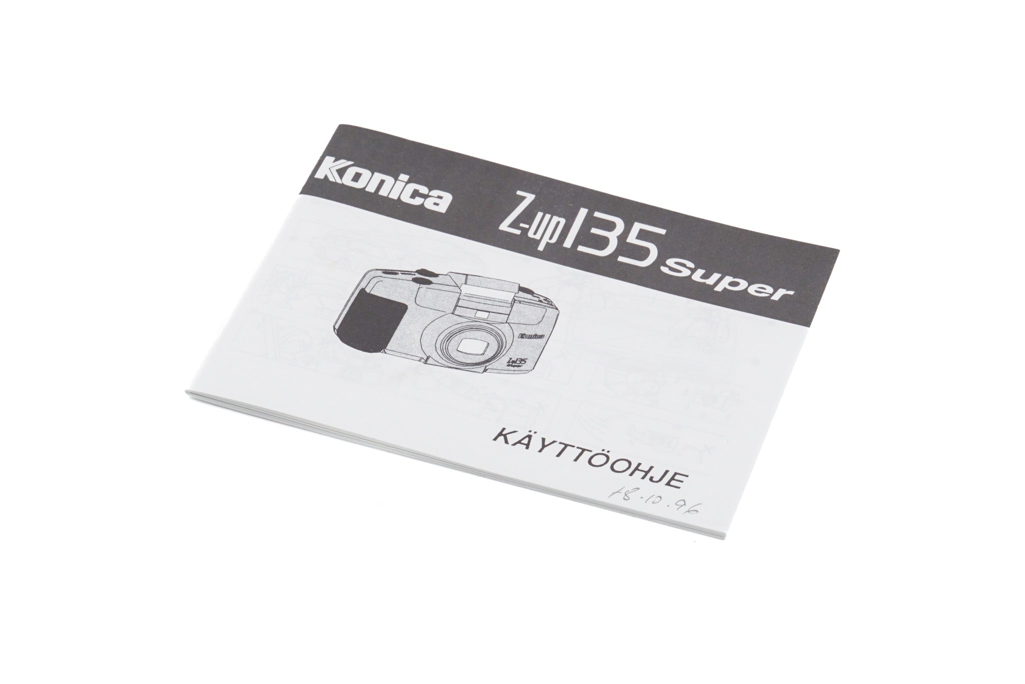 Konica Z-Up 135 Super Instructions