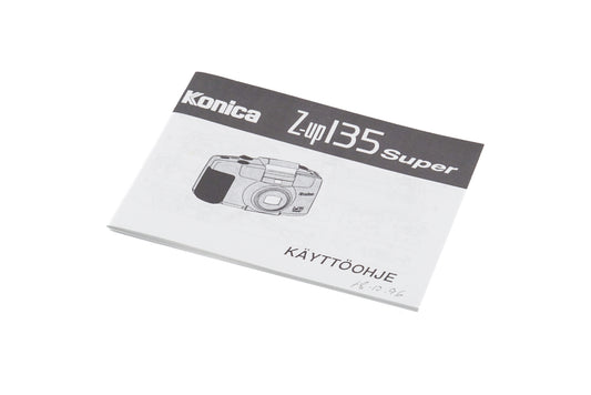 Konica Z-Up 135 Super Instructions