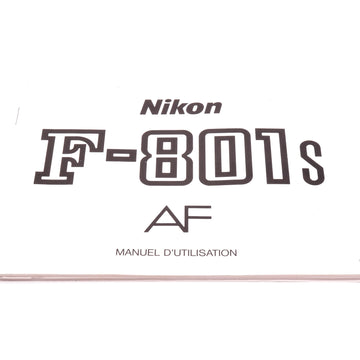 Nikon F-801s AF Instructions