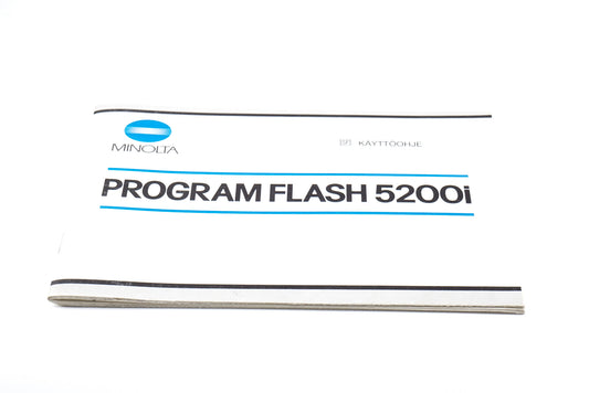 Minolta 5200i Program Flash Instructions