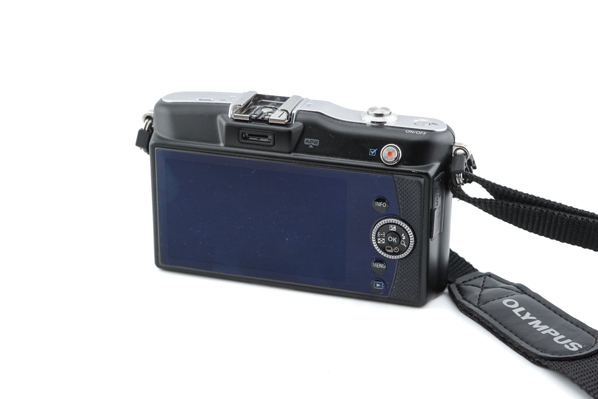 Olympus PEN E-PM1 + FL-LM1 Flash – Kamerastore