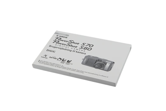 Canon PowerShot S70/S60 Instructions