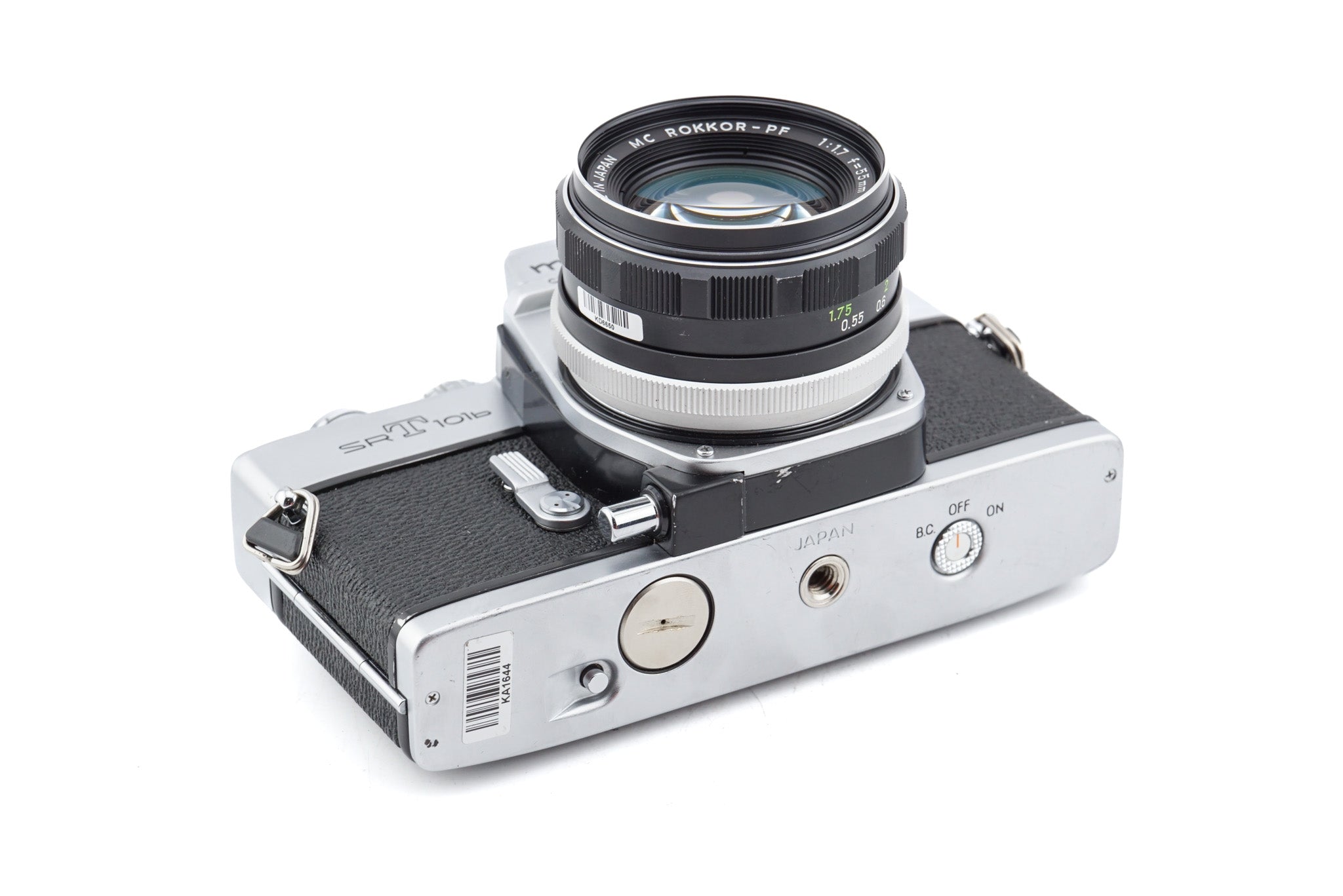 Minolta SR T b + mm f1.7 MC Rokkor PF – Kamerastore