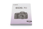 Canon 7D Instruction