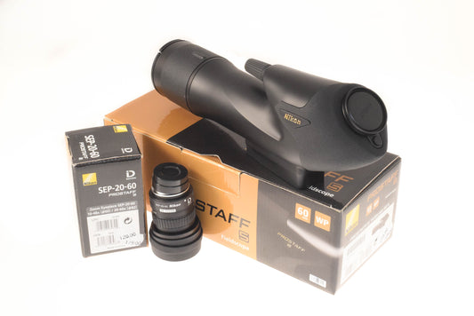 Nikon Spotting Scope Prostaff 5 60-A + Zoom Eyepiece SEP-20-60 for Prostaff