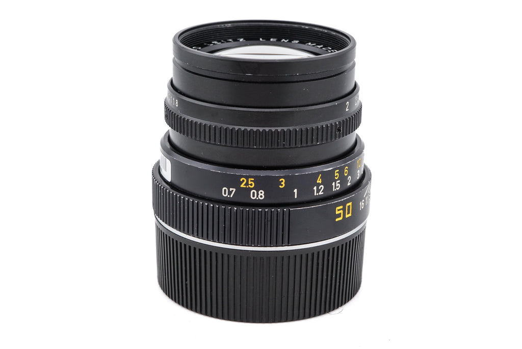 Leica 50mm f2 Summicron-M (Type IV) (Black, 11819)