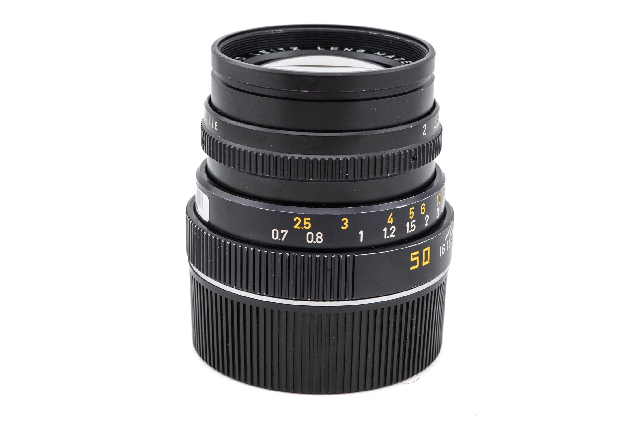 Leica 50mm f2 Summicron-M (Type IV) (Black, 11819)