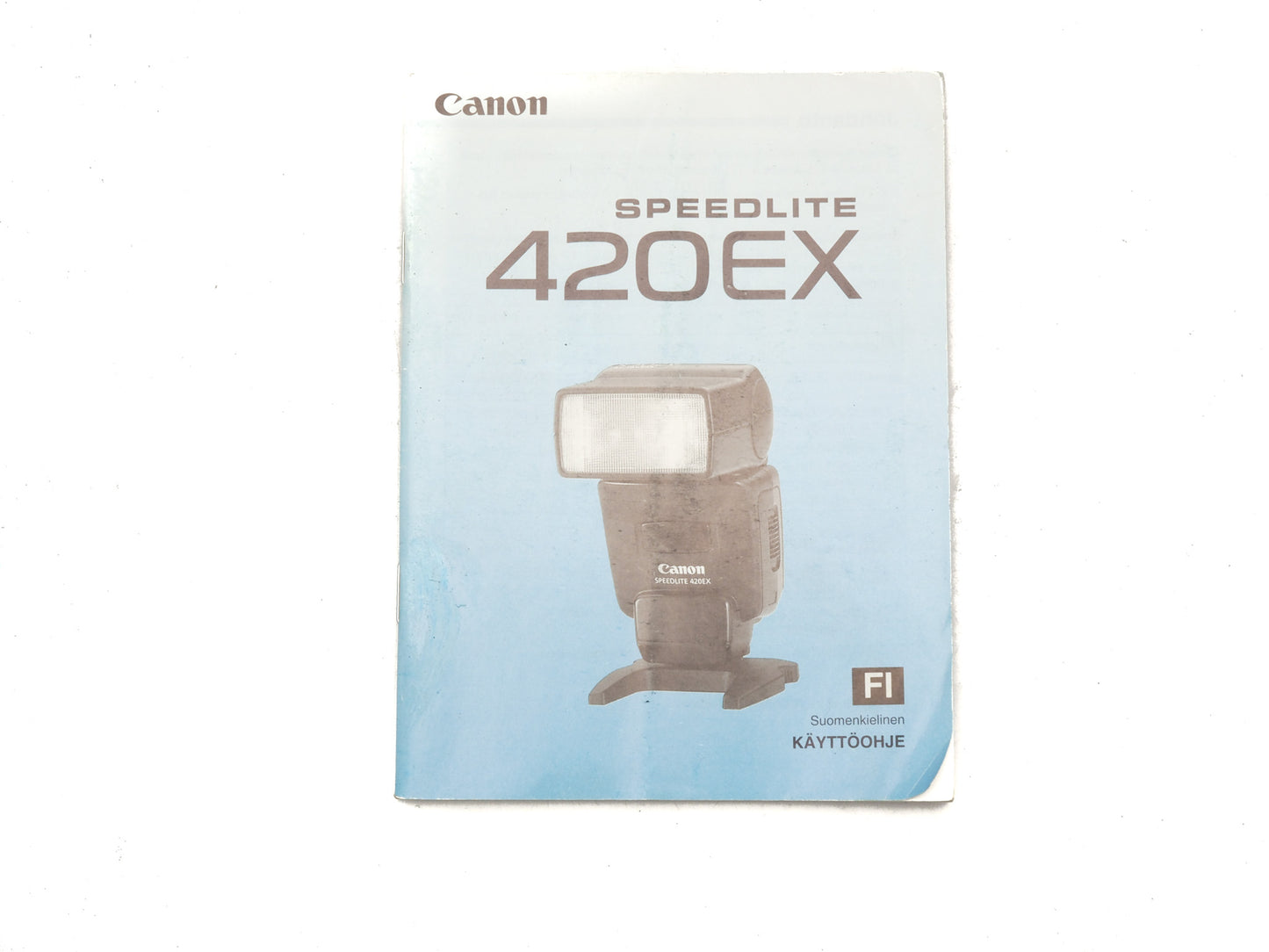 Canon 420EX Speedlite Instructions