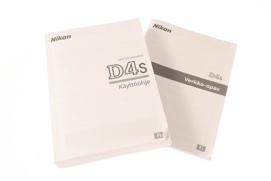Nikon D4s Instructions