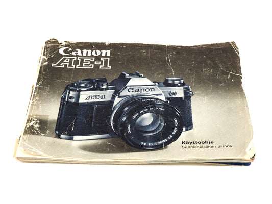 Canon AE-1 Instructions