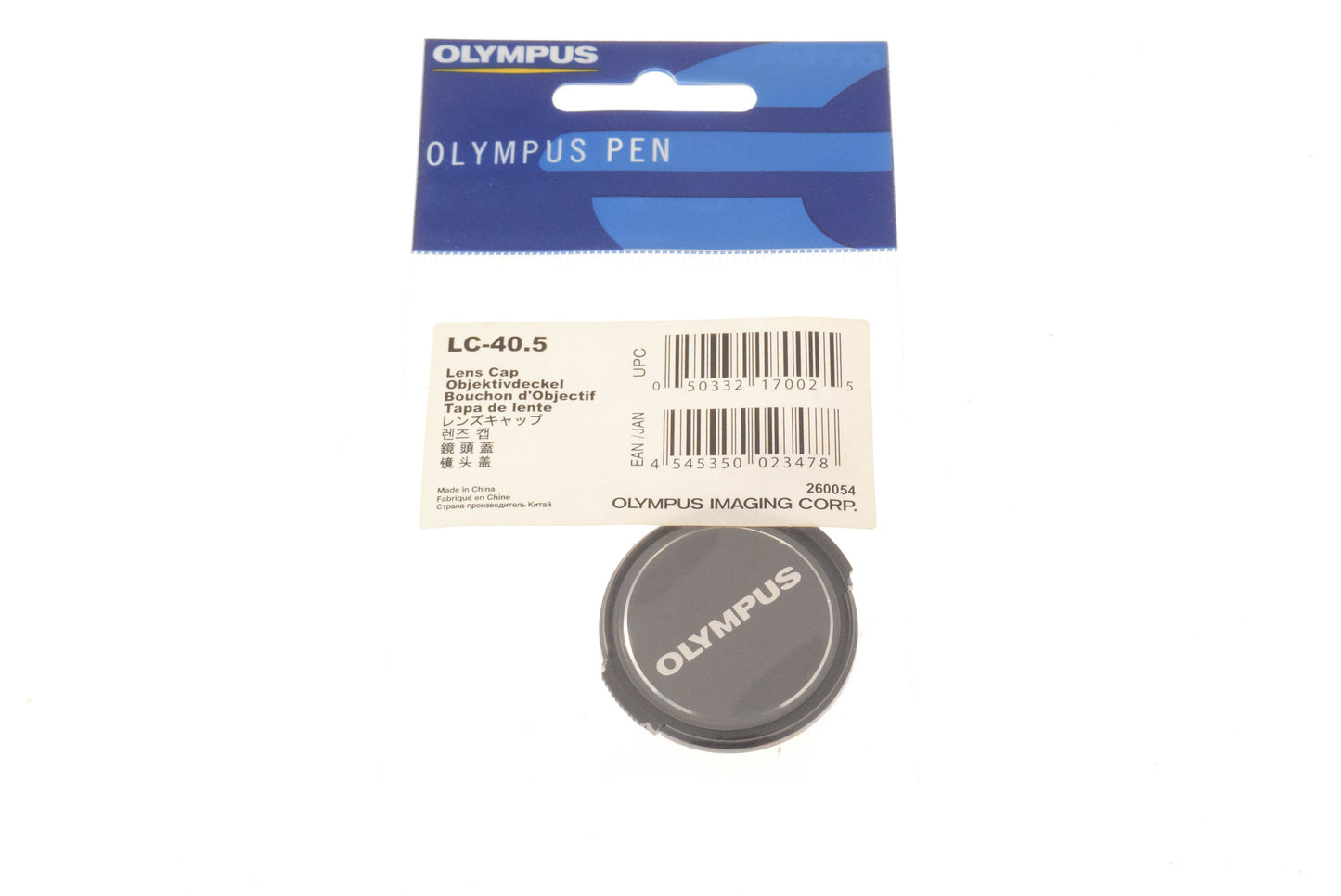 Olympus LC‑40.5 Lens Cap