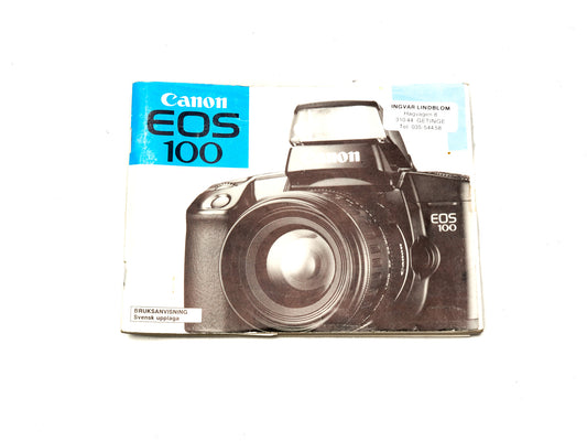 Canon EOS 100 Instructions