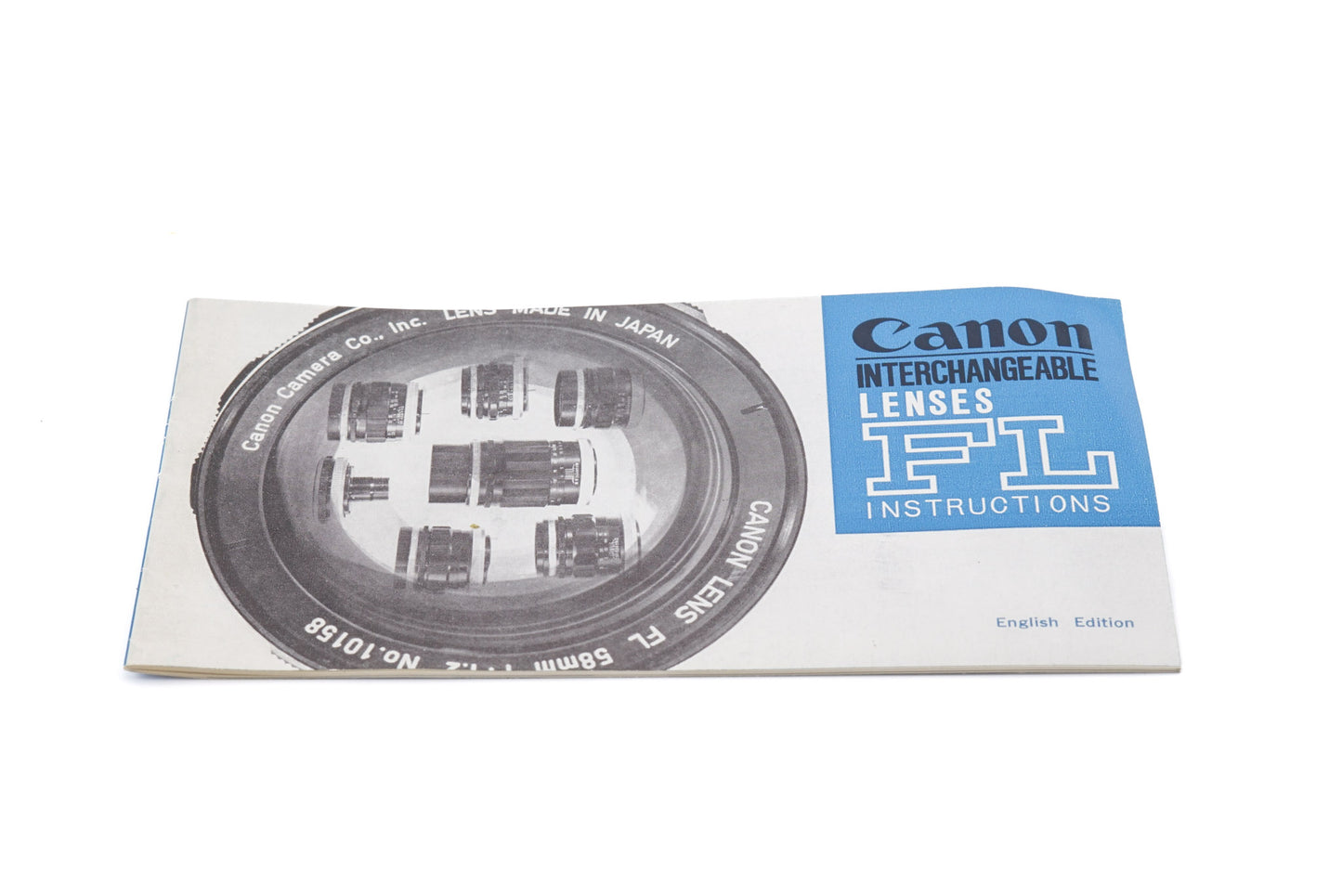 Canon FL Lenses Instructions