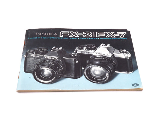 Yashica FX-3/FX-7 Instructions