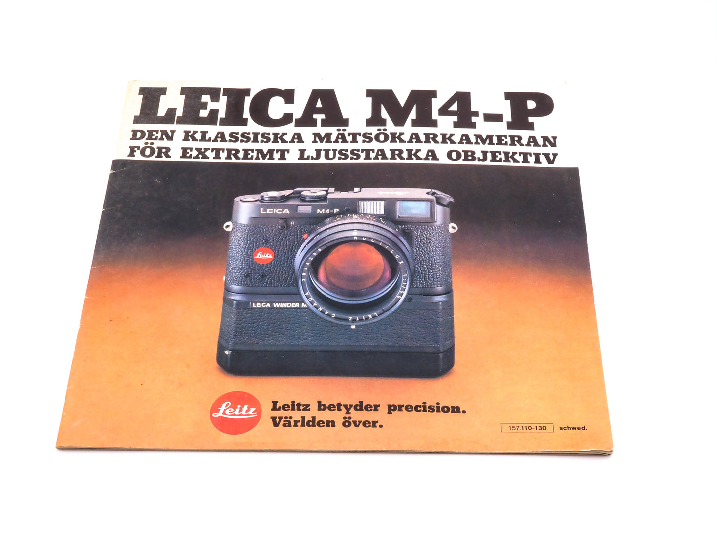 Leica M4-P Brochure