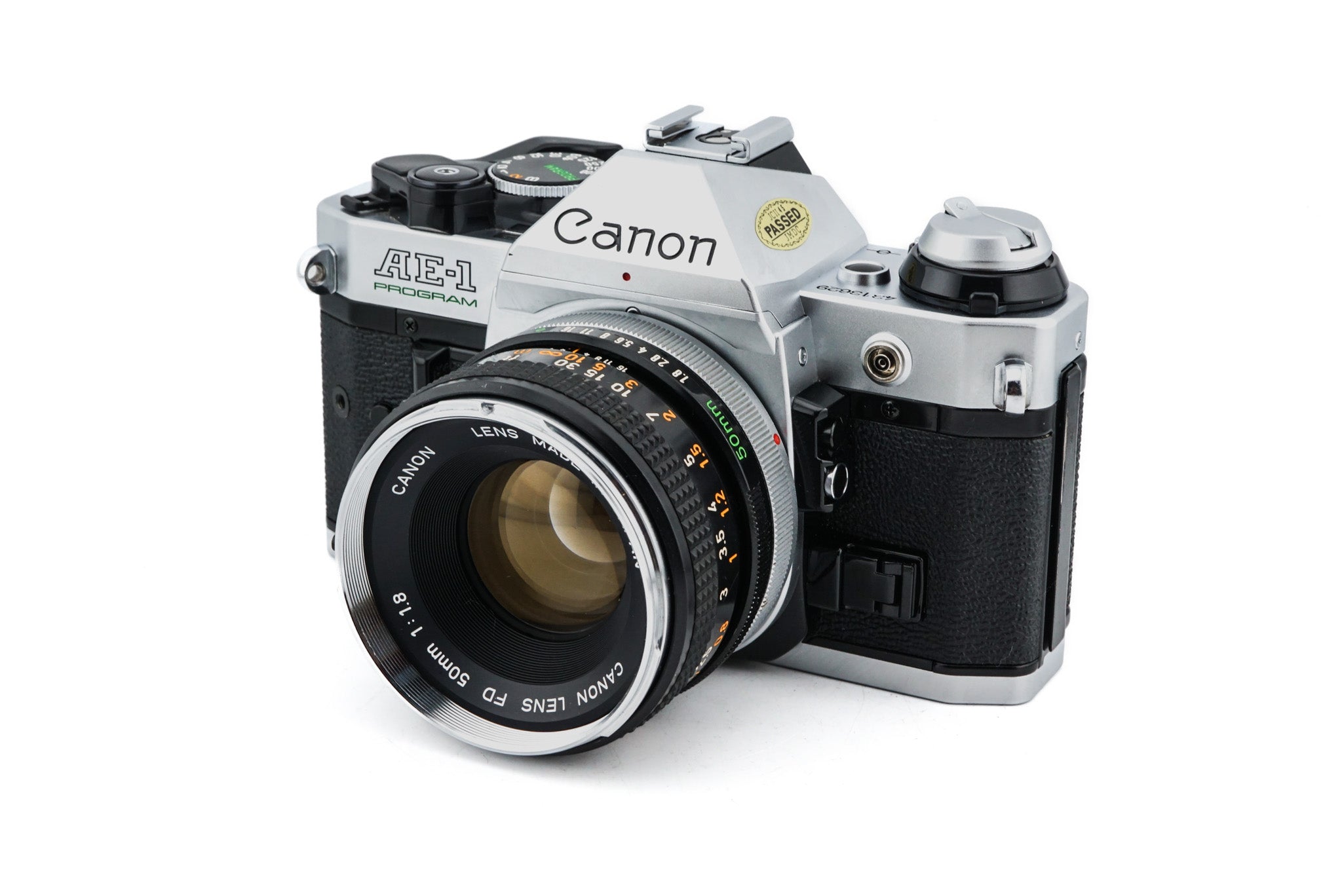 Canon AE-1 Program + 50mm f1.8 Chrome Nose – Kamerastore