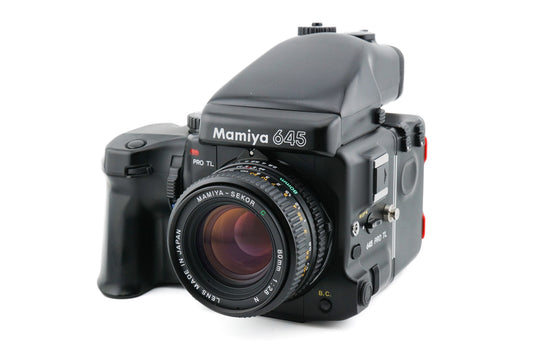 Mamiya 645 Pro TL + 80mm f2.8 Sekor C N + 120/220 Roll Film Holder HA401 + Power Drive Winder Grip WG402 + AE Prism Finder FE401