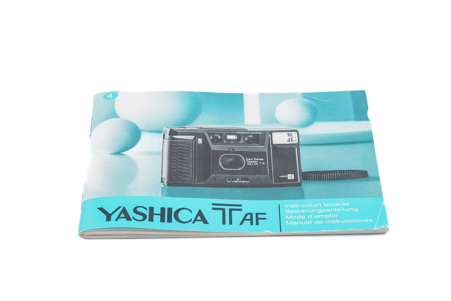Yashica T AF Instructions