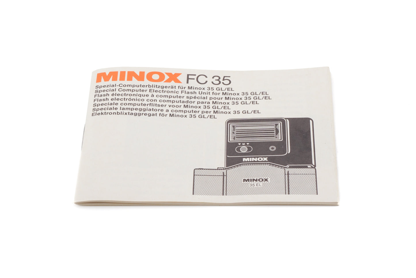 Minox FC 35 Instructions